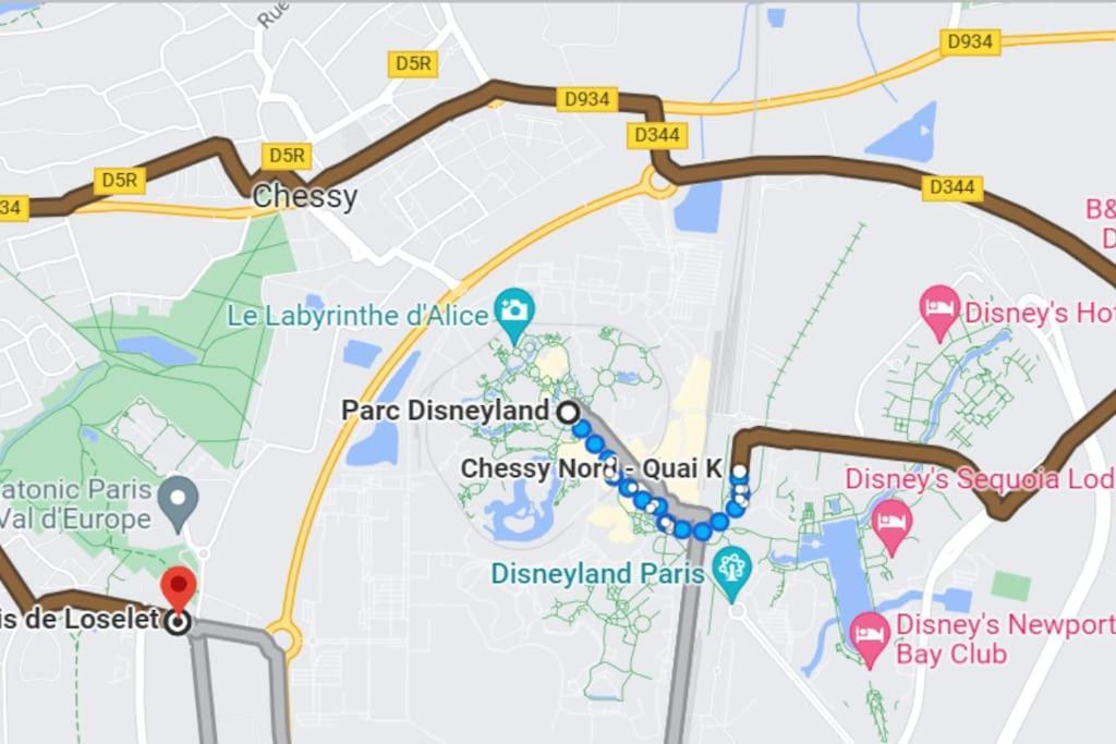 B206 Disneyland Paris Appartementappartement Montévrain Exteriör bild